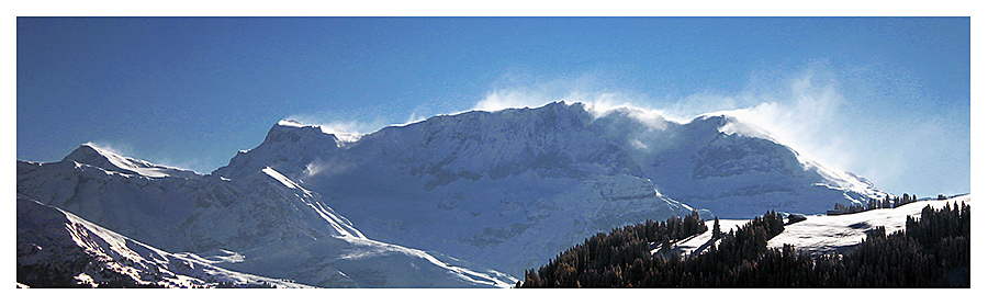 gstaad, schweiz - bergpanorama II