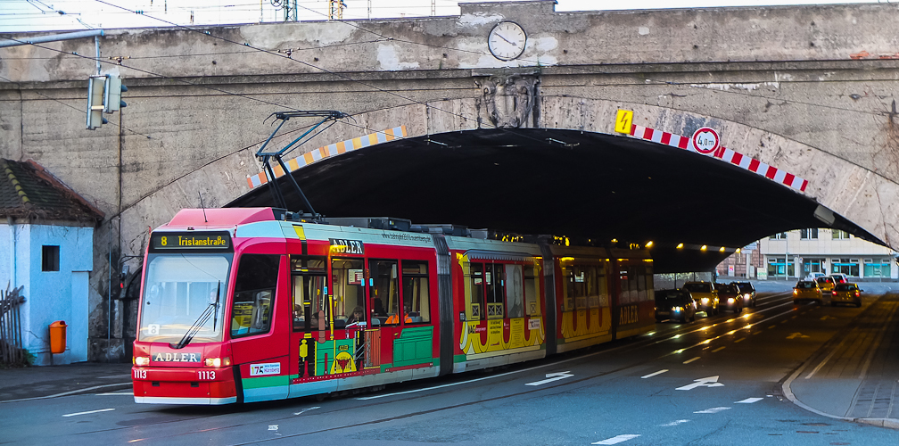 GT8N verläßt Marientunnel