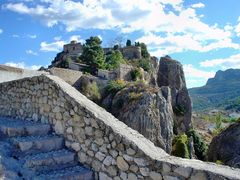 Guadalest auf dem Felsen