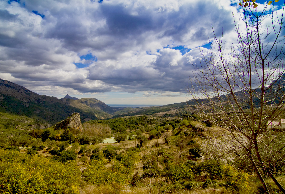 Guadalest Spanien