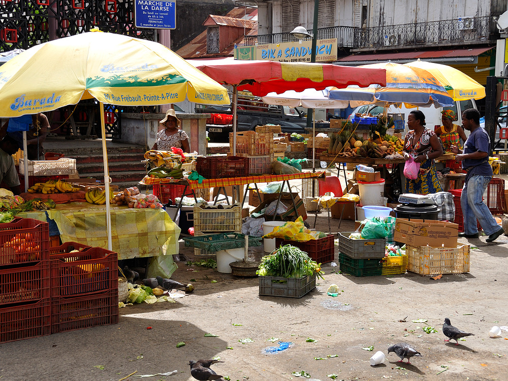 Guadeloupe Markttag