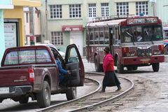 Guamote, Bahnstrecke Riobamba - Alausi