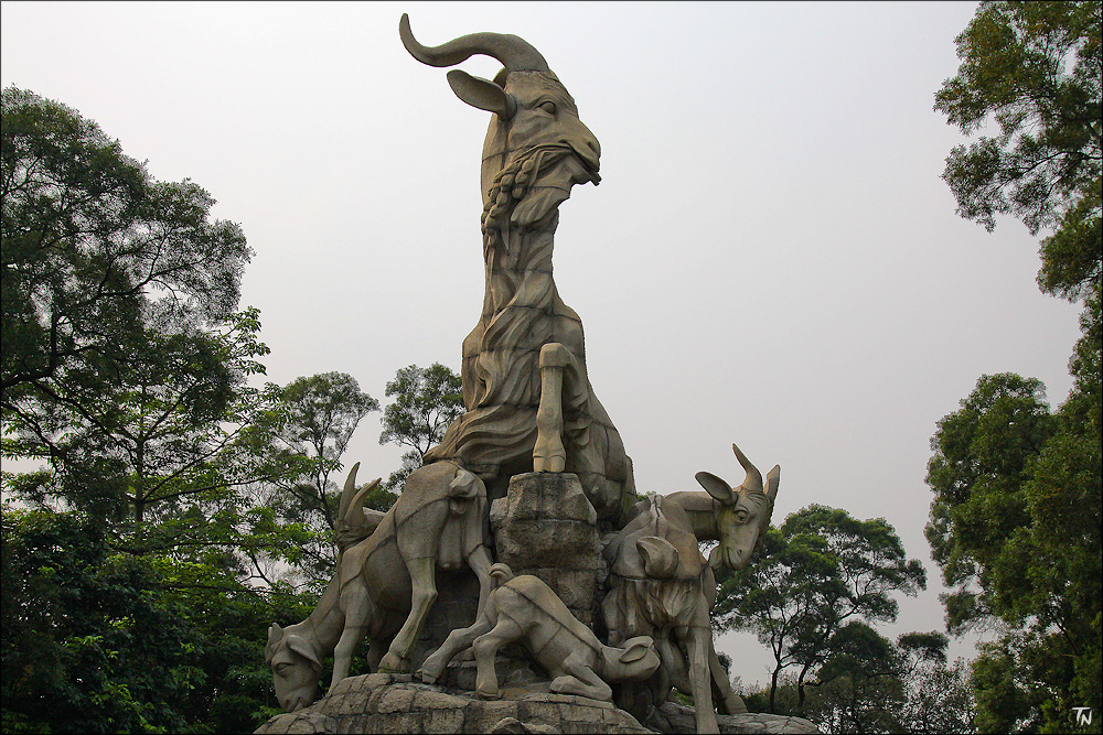 Guangzhou - Statue der fünf Ziegen