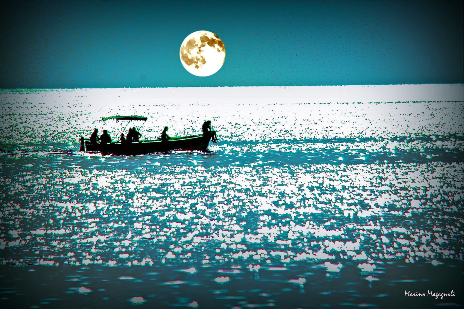 GUARDA CHE LUNA.... GUARDA CHE MARE ...RECITAVA UNA VECCHIA CANZONE