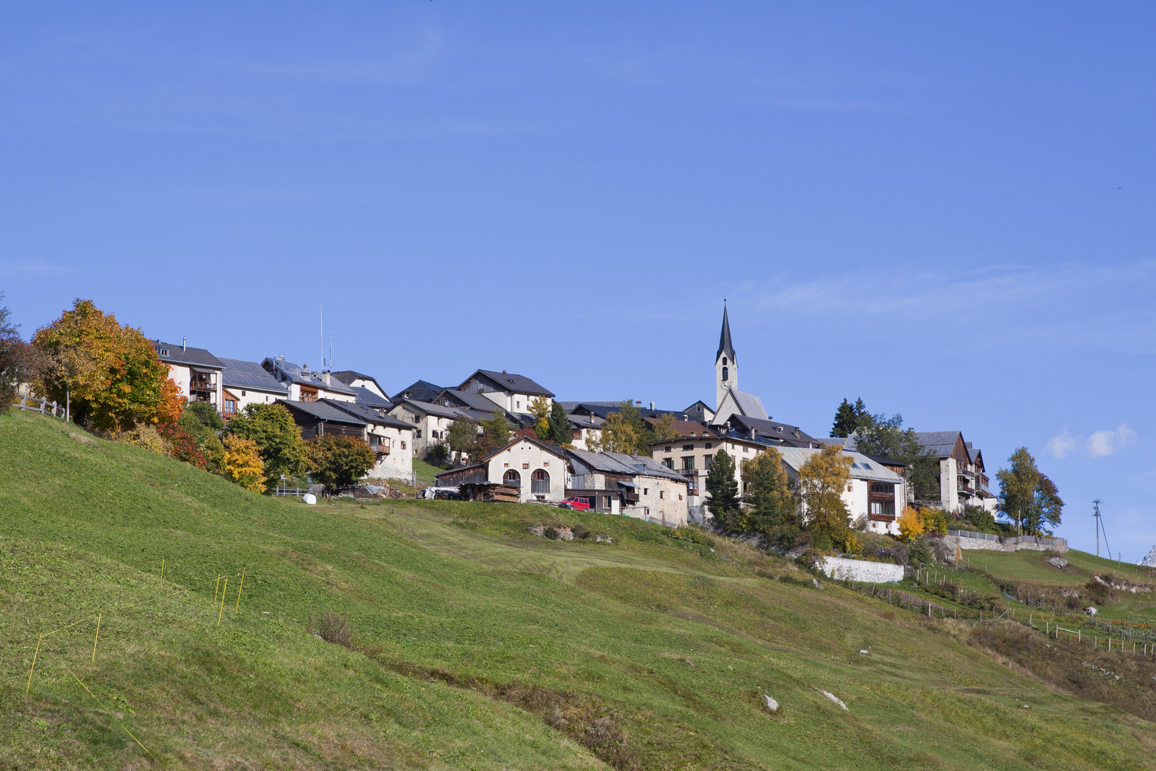 Guarda (Graubünden) Rätoromanisches Dorf