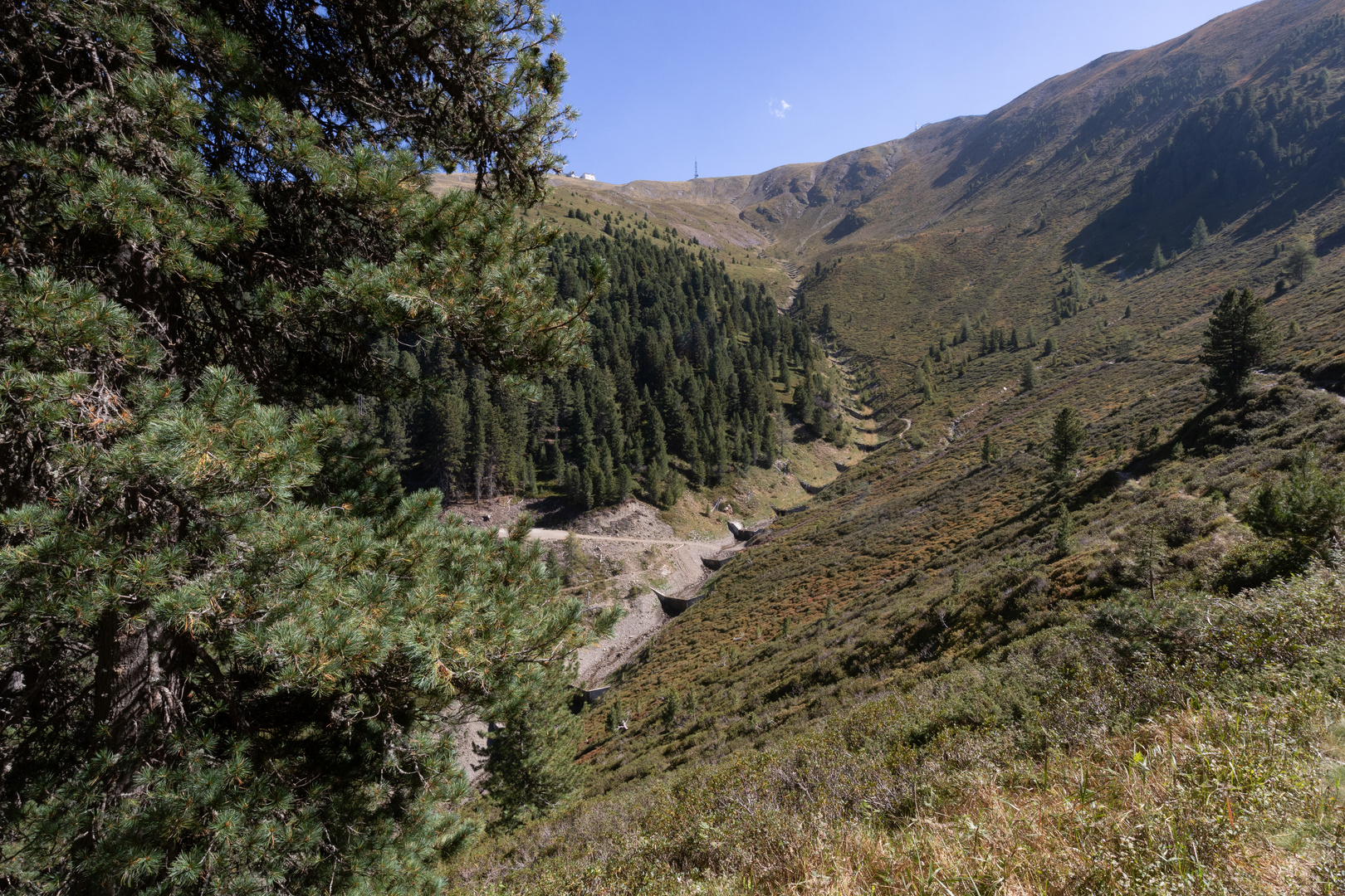 Guardando verso il rifugio