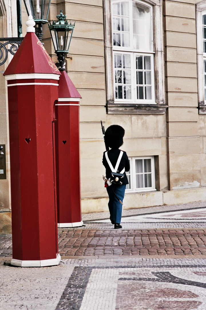 Guardia alla Reggia di Copenhagen