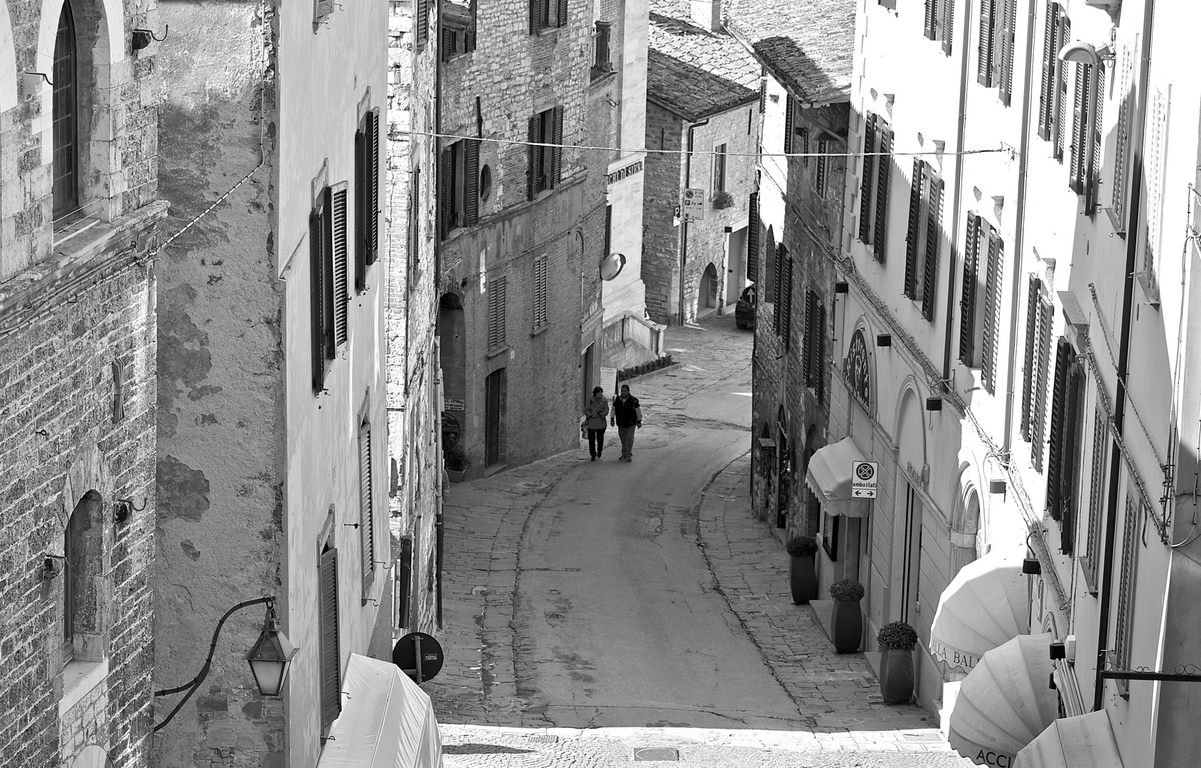 Gubbio in bianco e nero