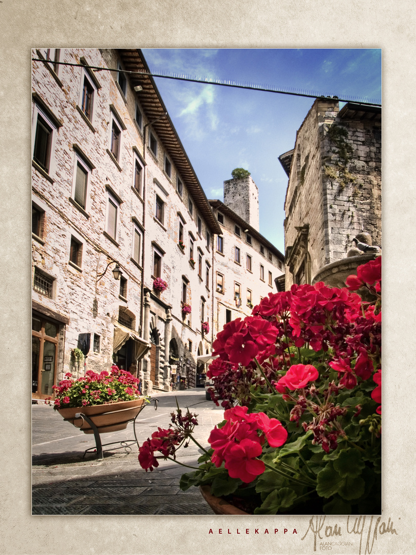 Gubbio in red