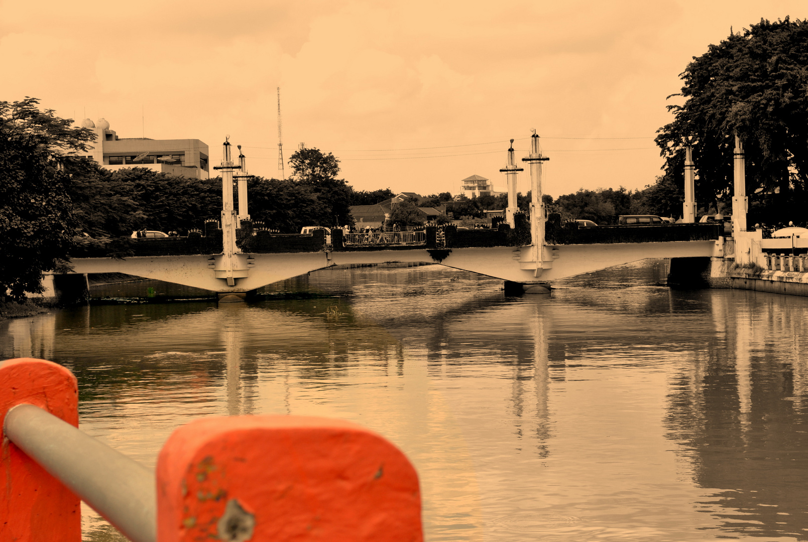 Gubeng bridge, surabaya-indonesia