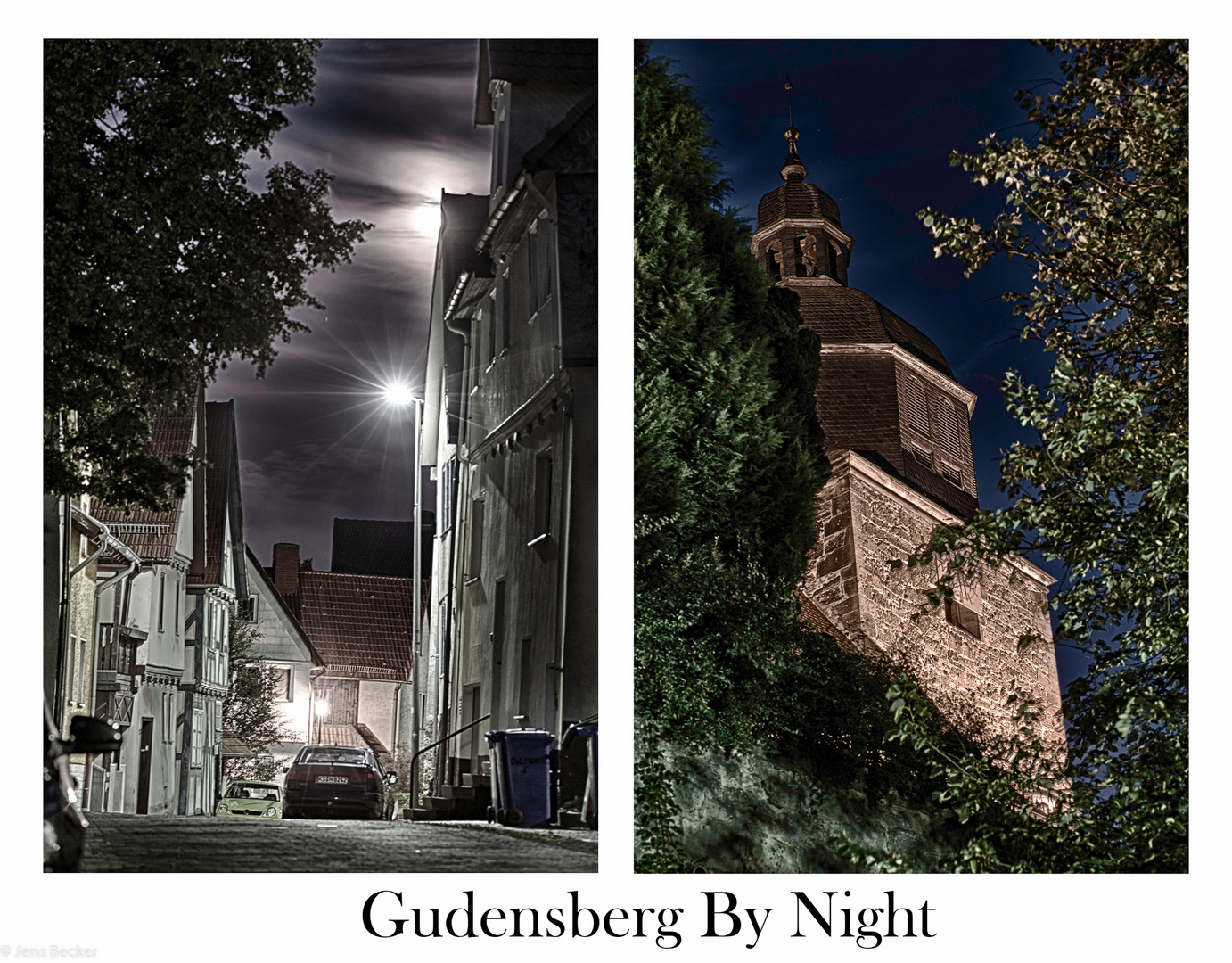 Gudensberg bei Nacht ......