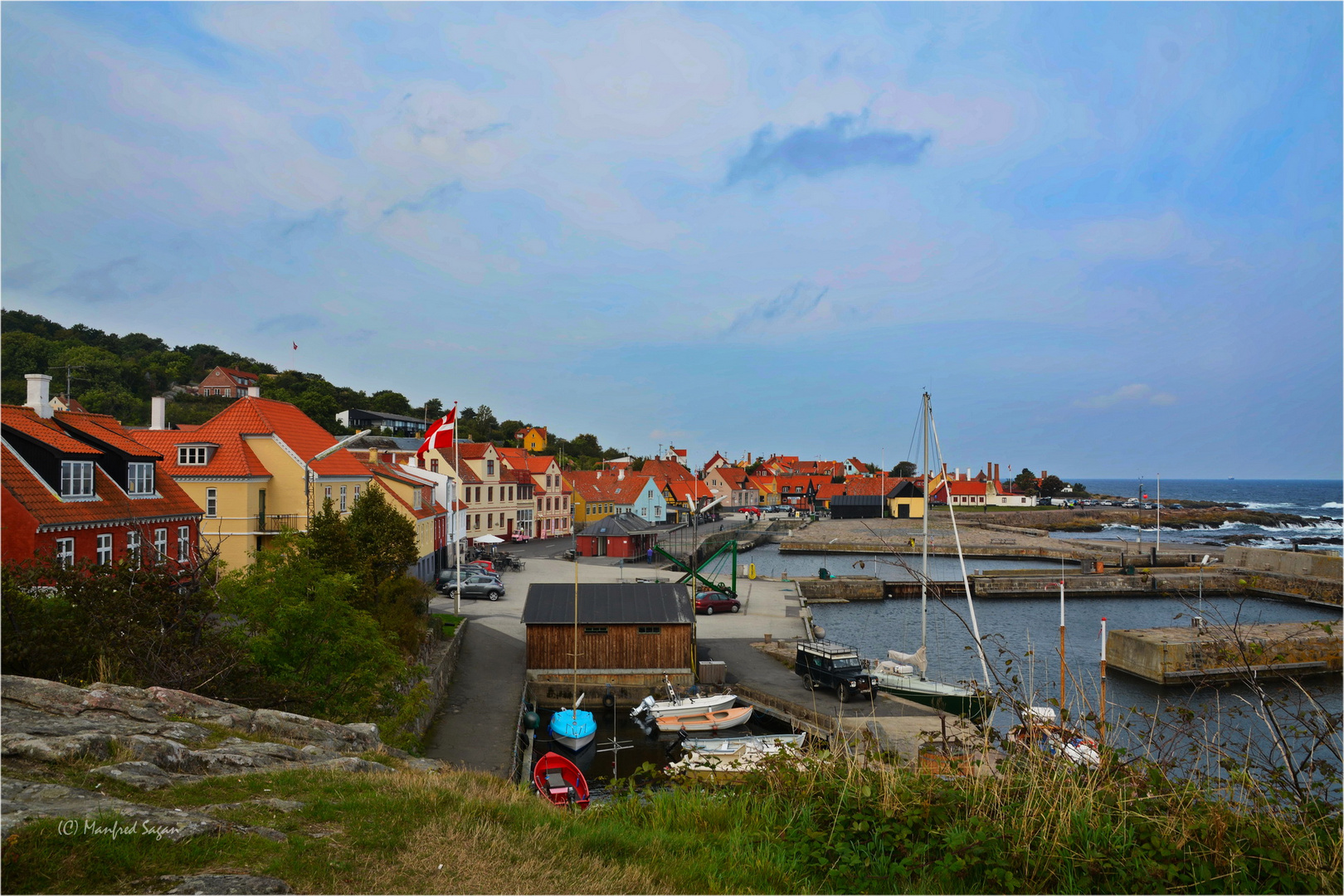 Gudhjem - Kleinstadt im Norden Bornholms... 