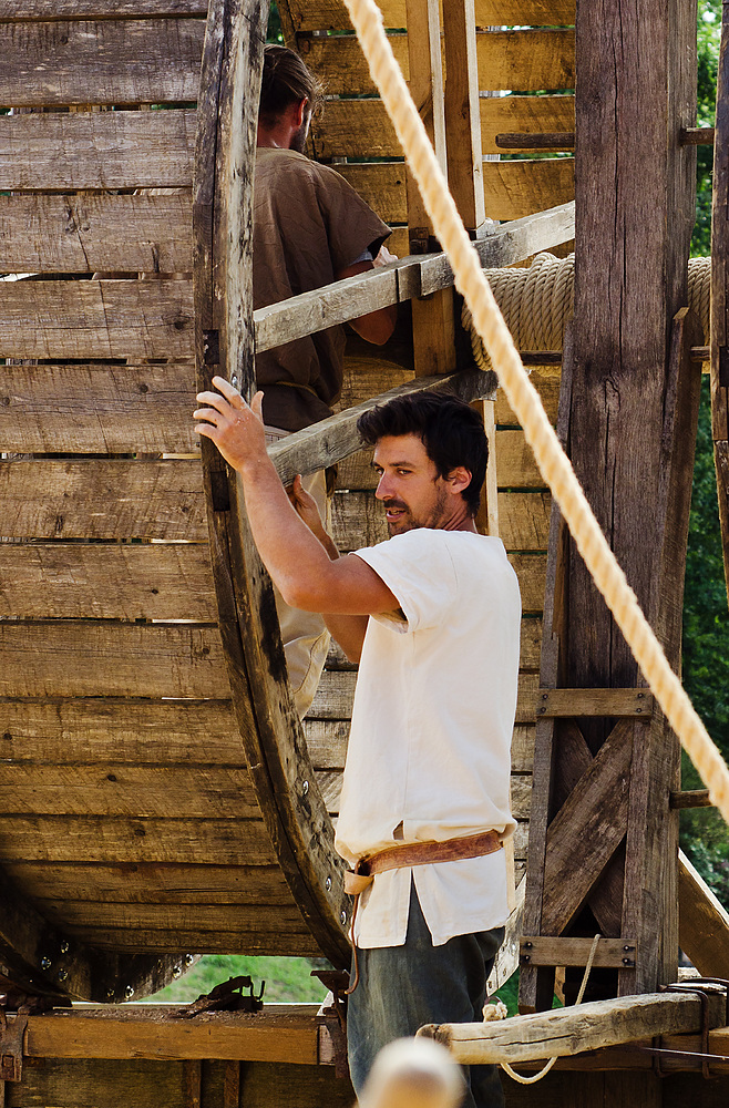 Guédelon III Maçons Foto & Bild erwachsene, menschen bei der arbeit