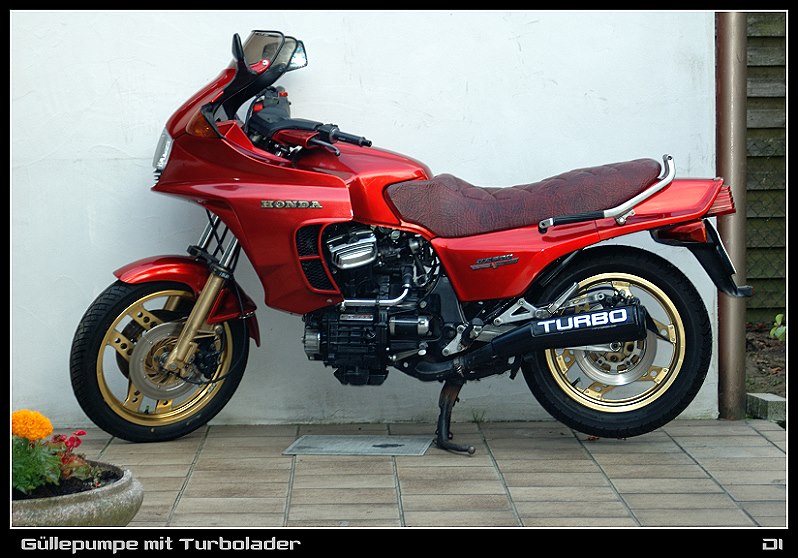 Güllepumpe mit Turbo ... Honda CX 500 Turbo