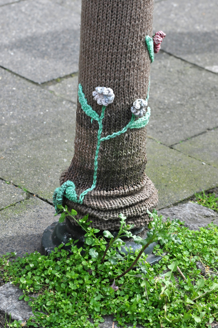 Guerilla Knitting 2 Düsseldorf