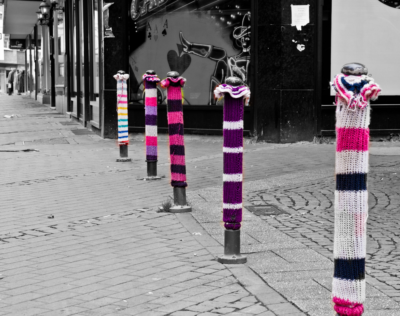 Guerilla Knitting in Essen-Borbeck