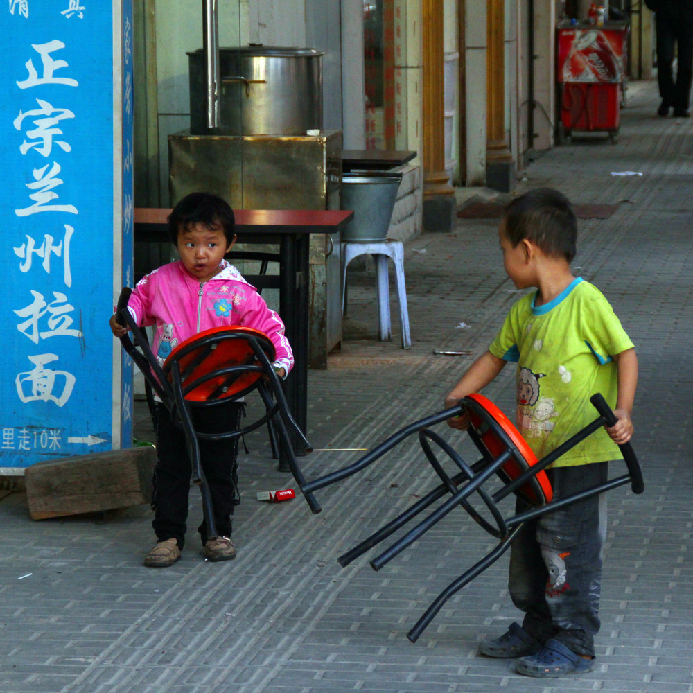 Guerra di sedie a Shanghai