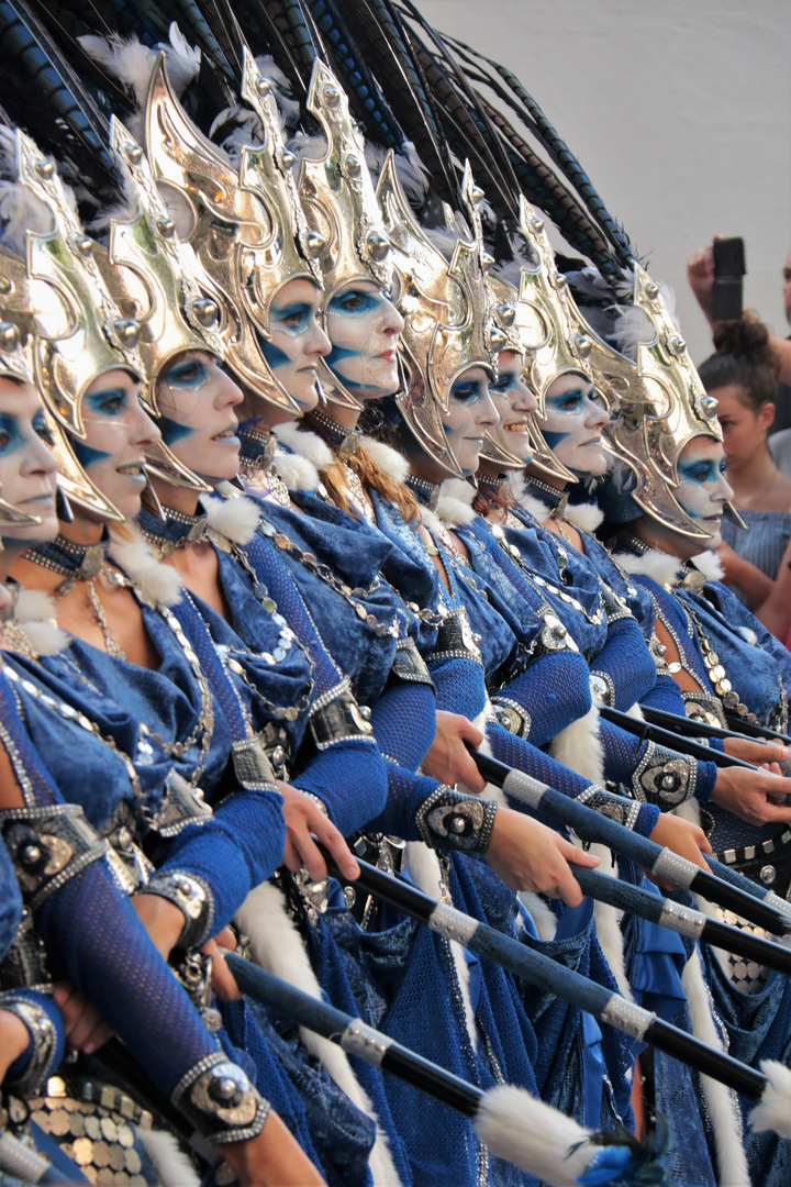 Guerreras azules