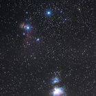 Gürtel und Schwert des Wintersternbilds Orion