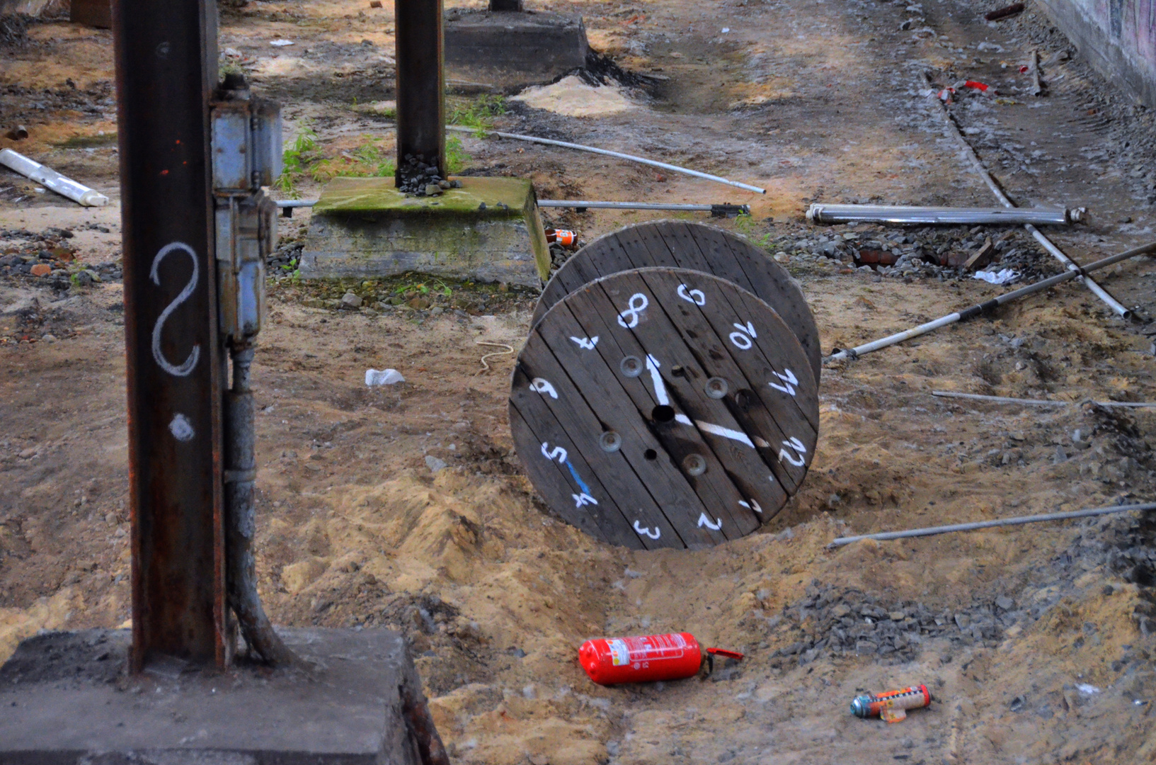 Güterbahnhof Altona -3- Die Uhr