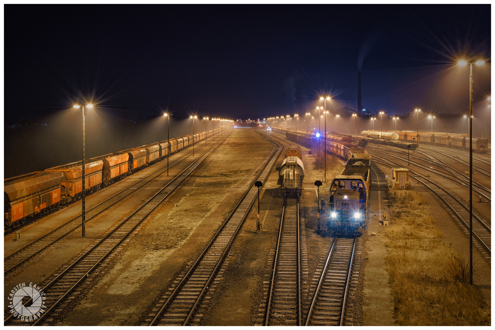 Güterbahnhof der VPS 