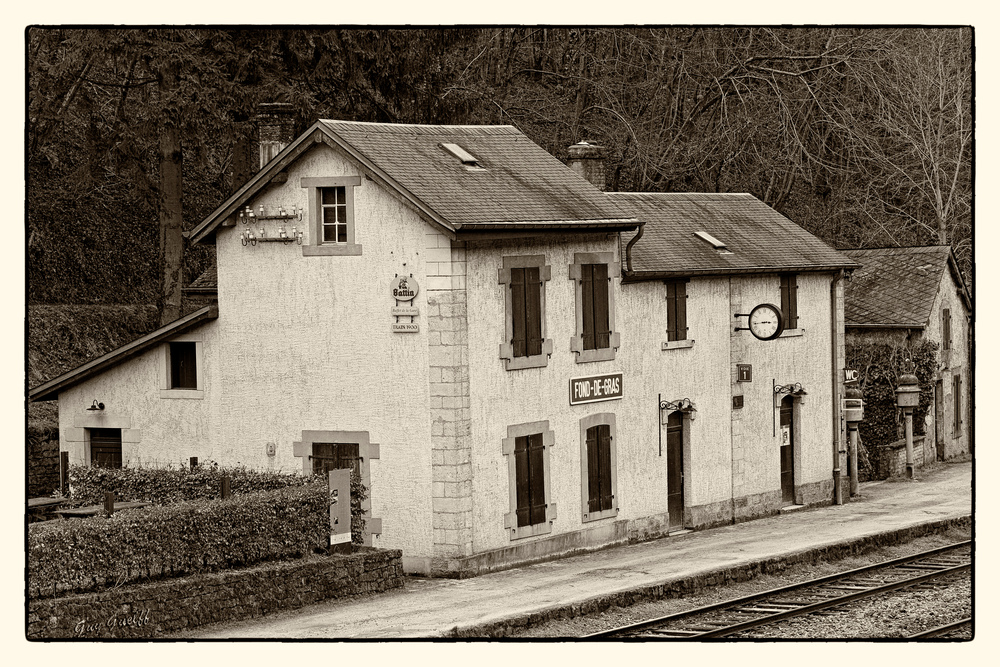 Güterbahnhof «Fond-de-Gras» 1875