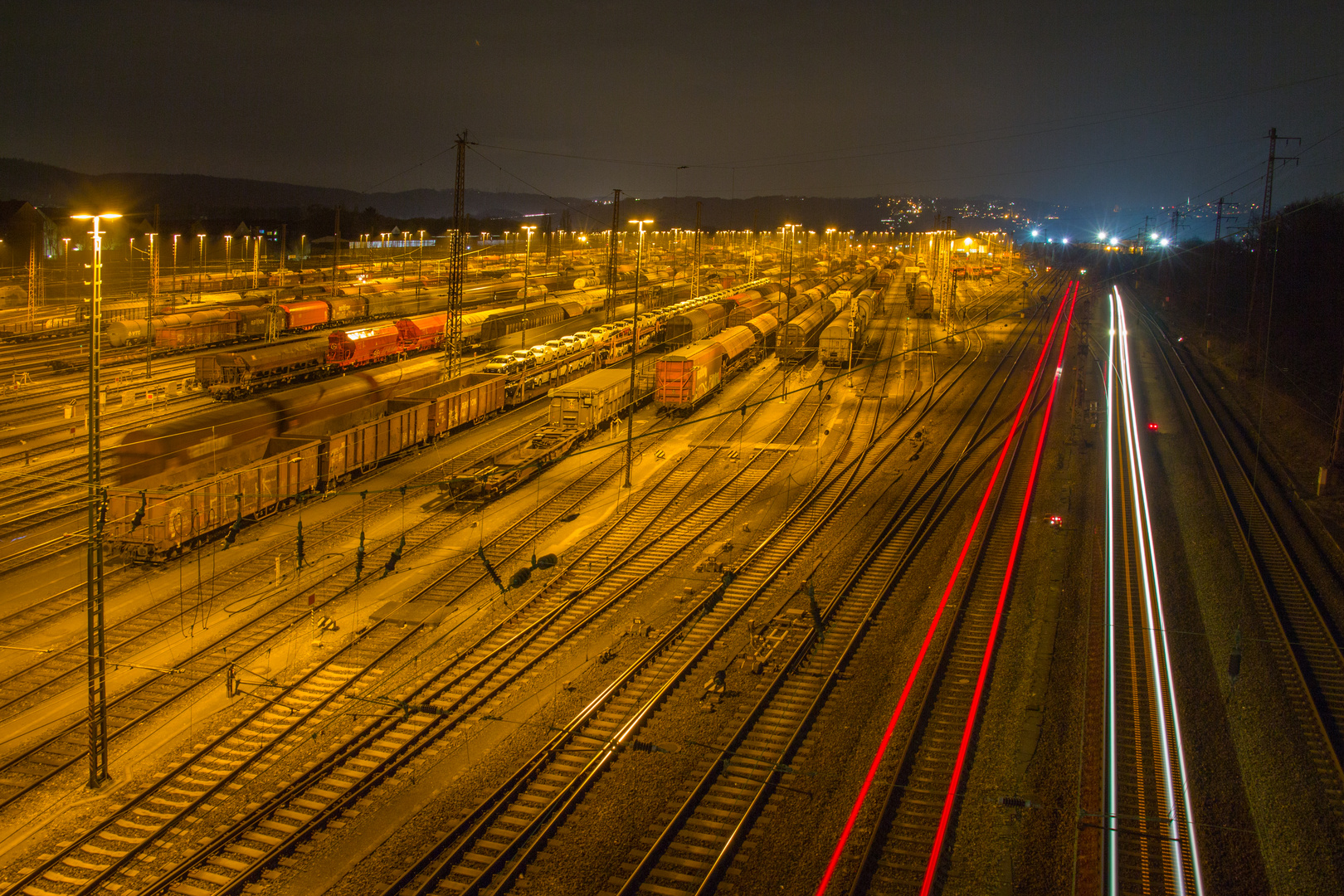 Güterbahnhof Hagen Vorhalle - mit "Gegenverkehr"