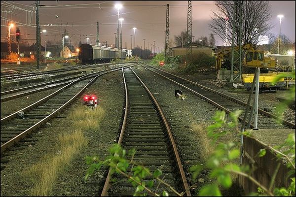 Güterbahnhof Long Exposure