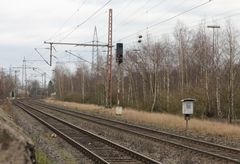 Gütergleise am Ruderalpark Frintrop