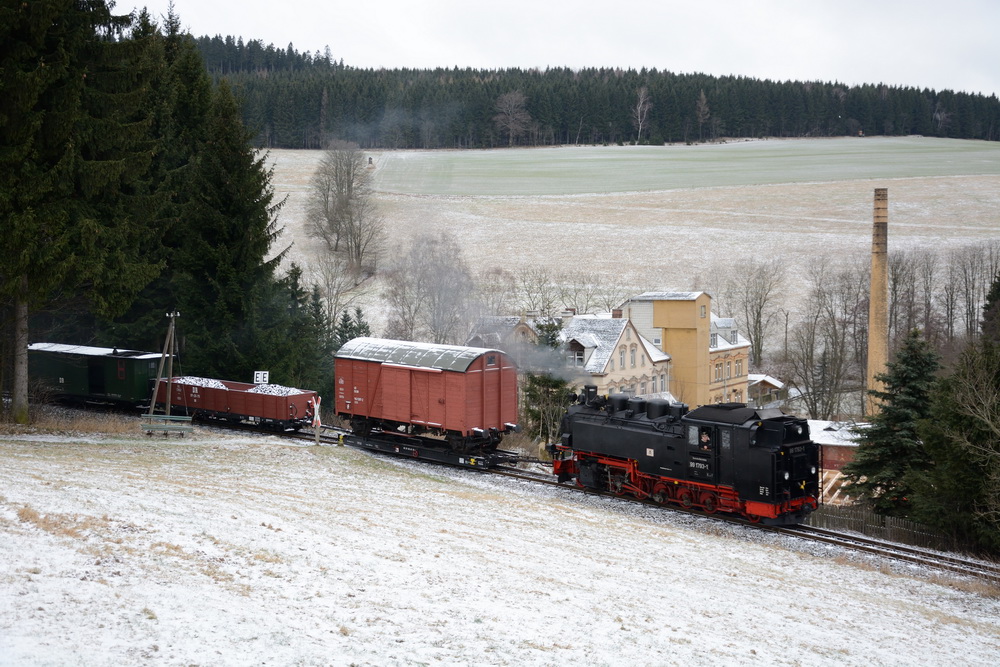 Güterverkehr auf der Fichtelbergbahn