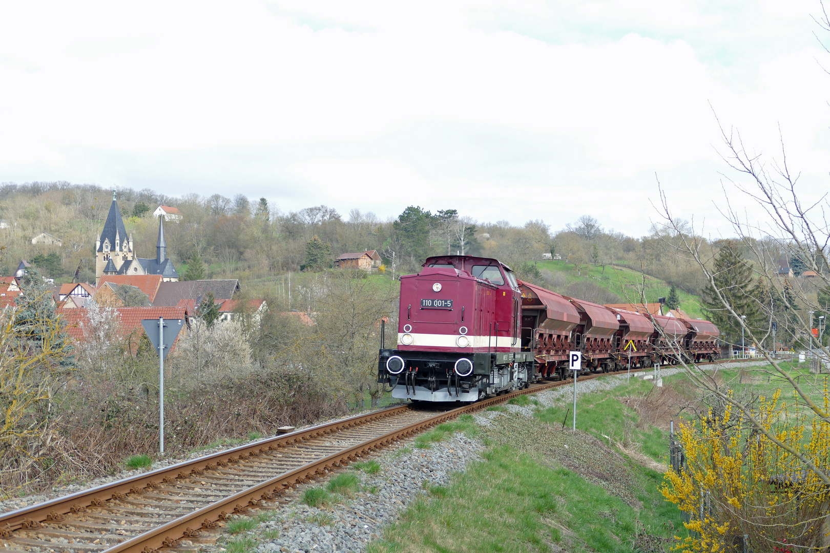 Güterverkehr auf der Unstrutbahn