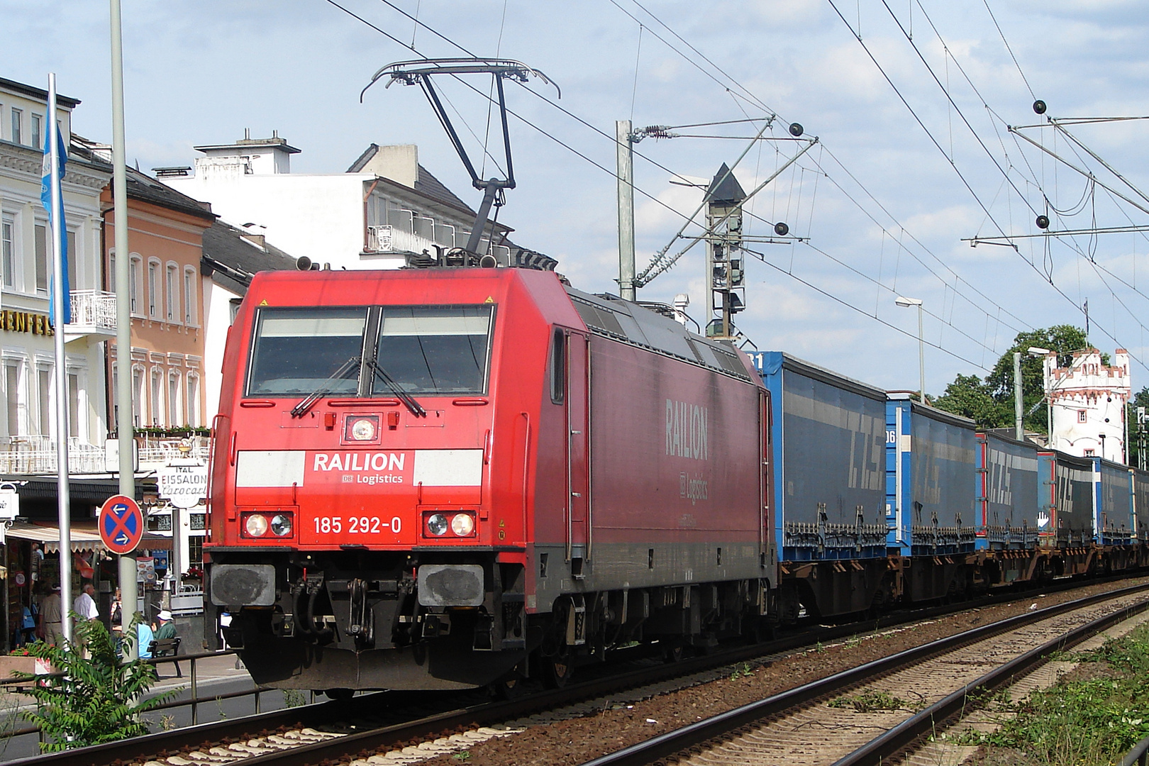 Güterverkehr durch Rüdesheim