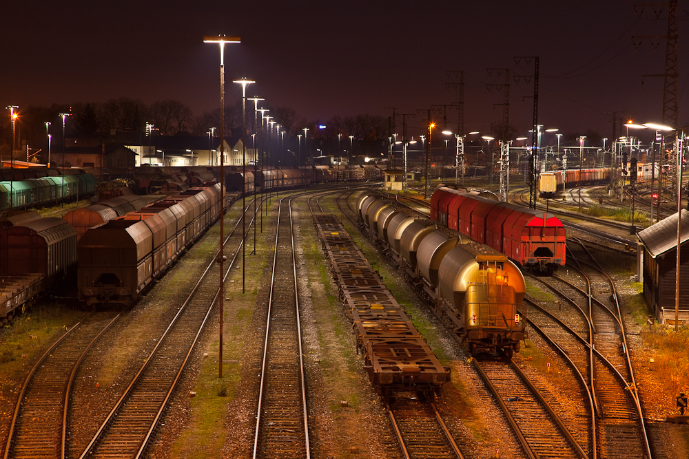 Güterwagons - Augsburger Bahnhof