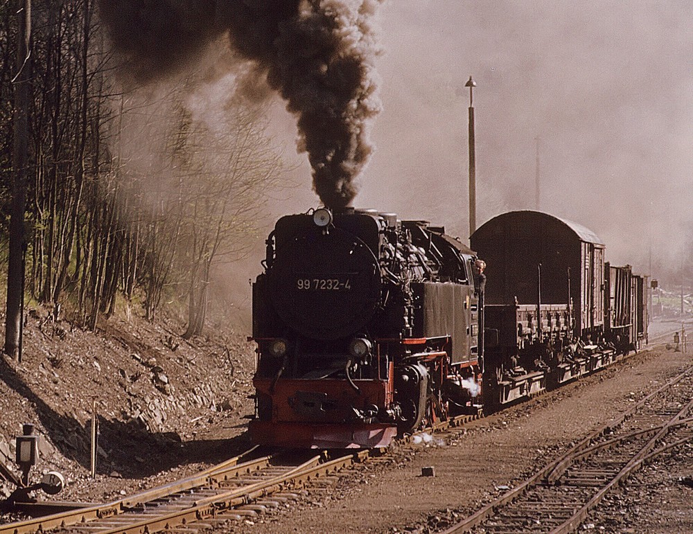 Güterzüge auf der Harzquer und Brockenbahn