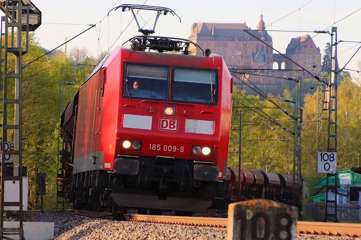 Güterzug bei Marburg Süd