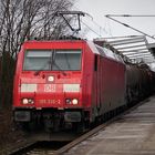 Güterzug im Bahnhof Rendsburg