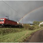 Güterzug in der Gewitterfront