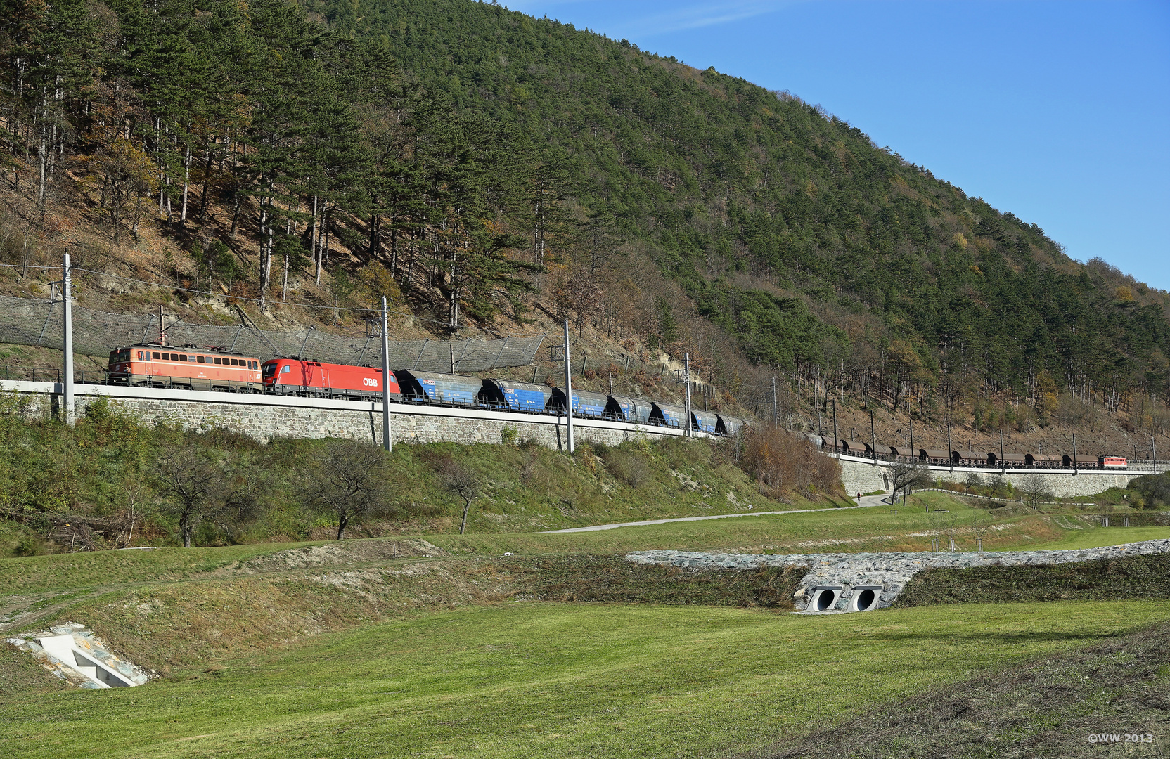 Güterzug in Schlöglmühl