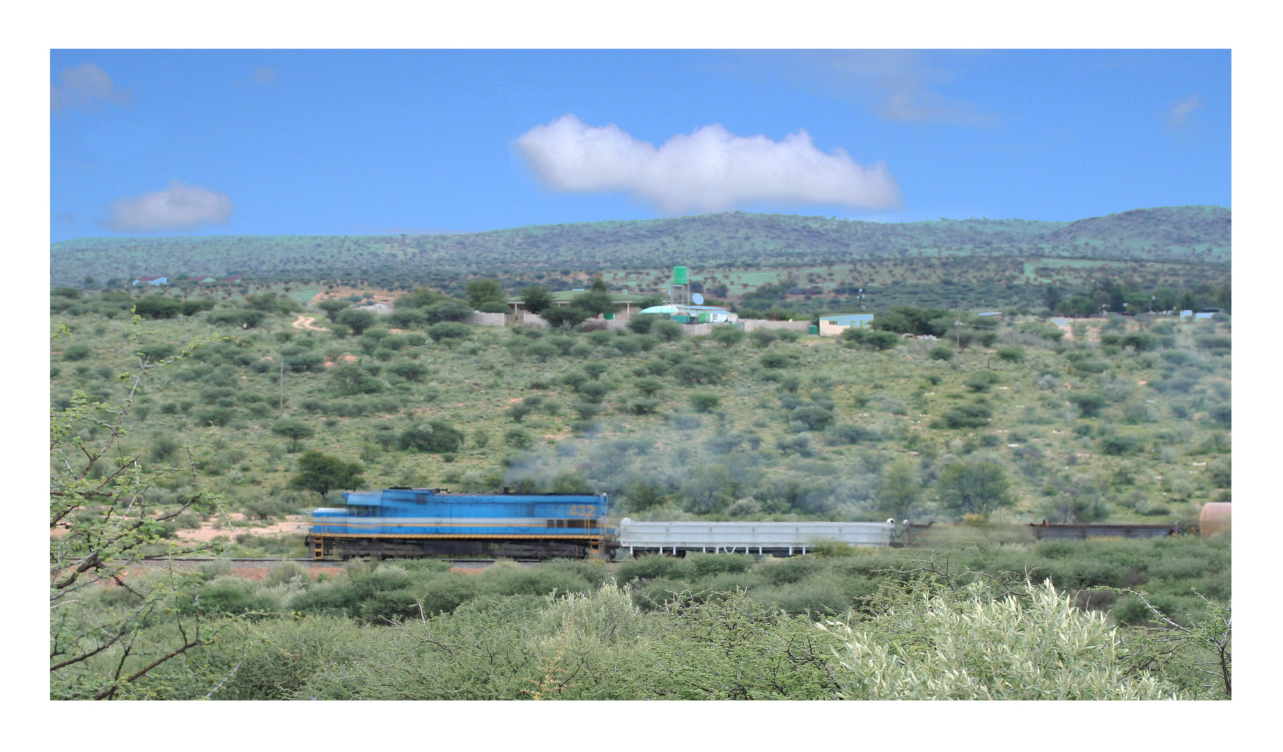 Güterzug nahe Windhoek.