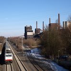 Güterzug vor Zollverein