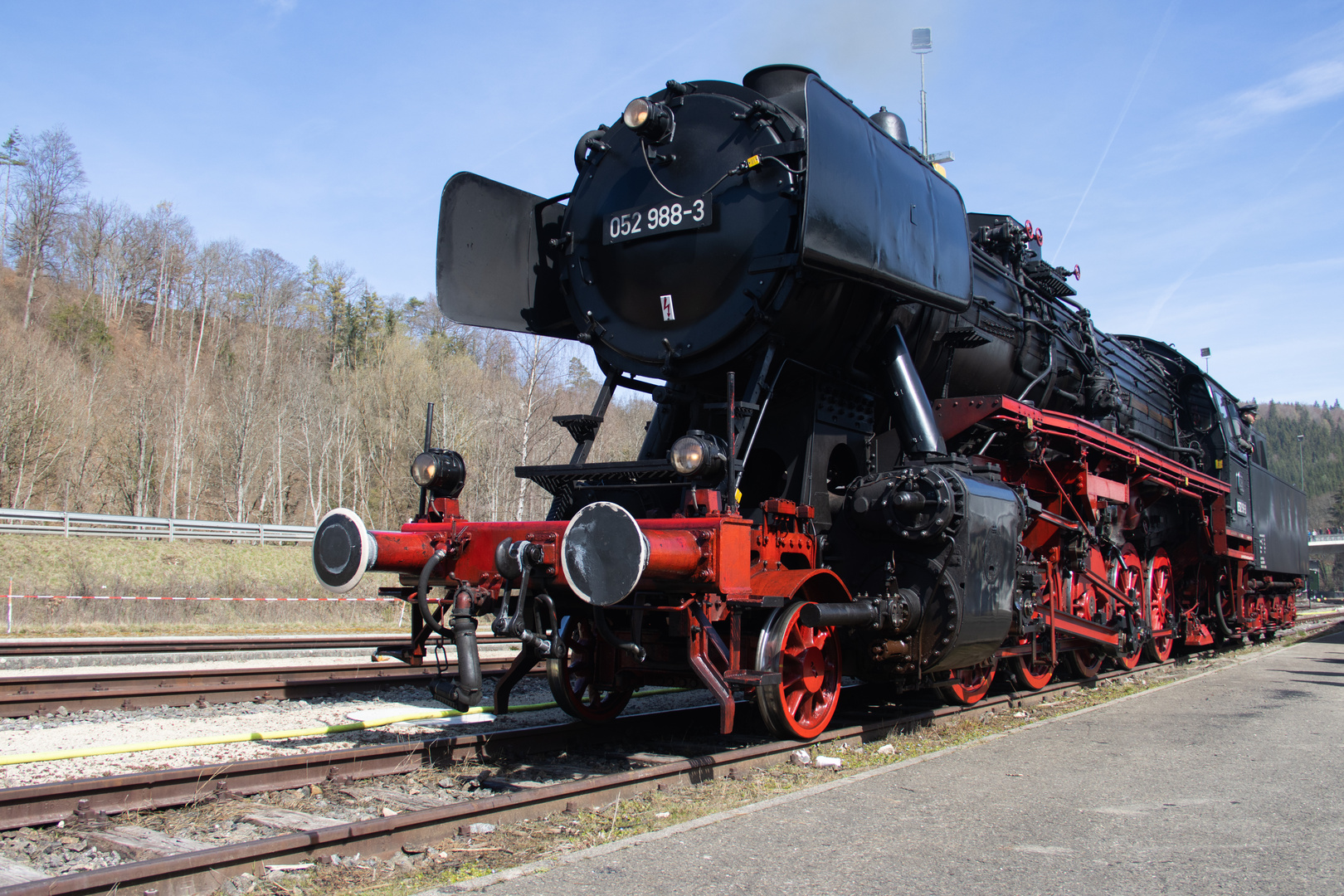 Güterzuglokomotive 052 988-3  der Dampflokfreunde Schwarzwald-Baar e.V