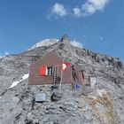 Guggihütte (2791m) unterhalb des Mönchplateau