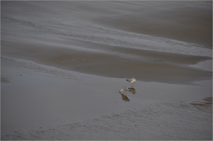 Guidel plage am Morgen