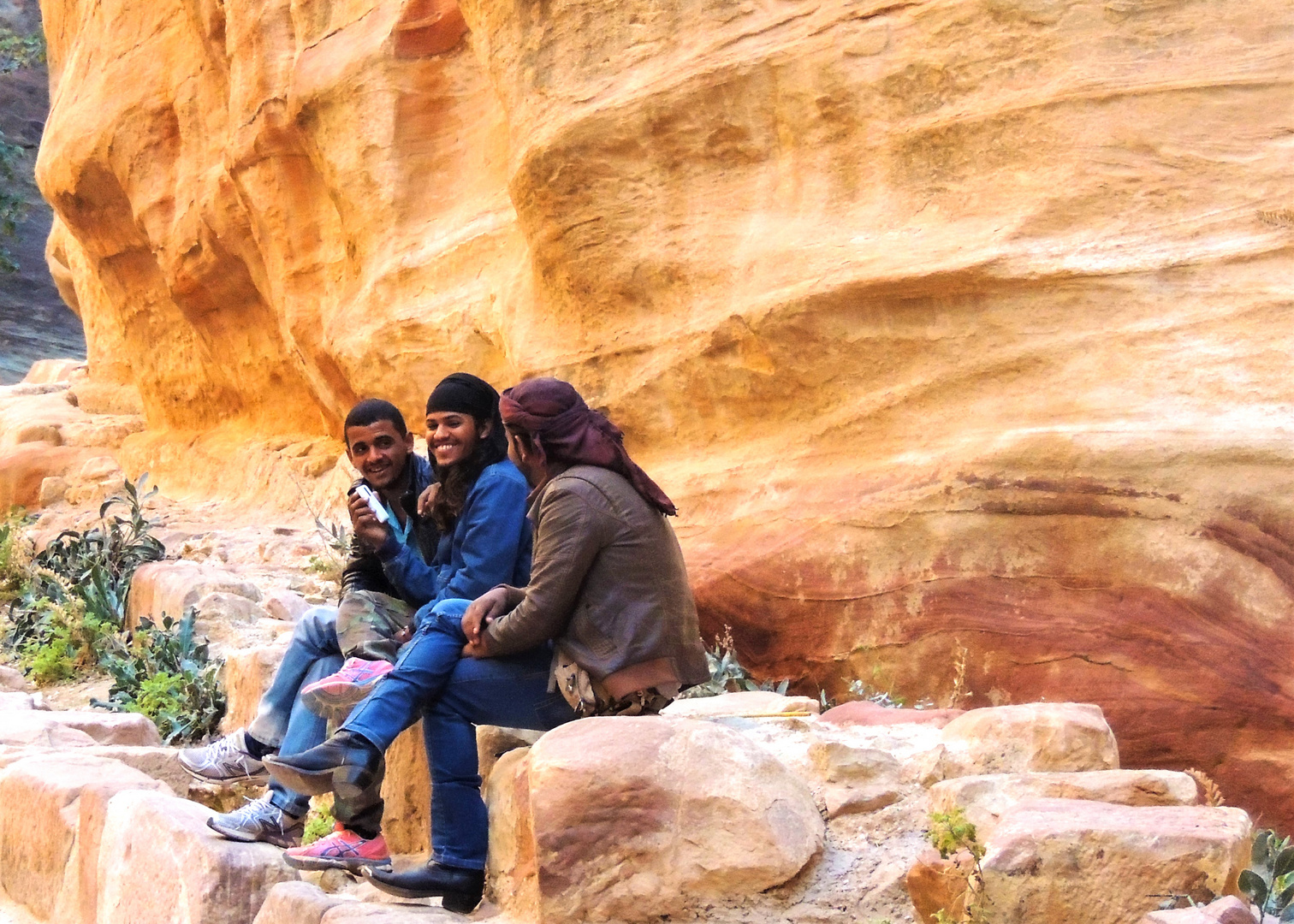 Guides in Petra