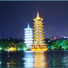 Guilin - Shanhu-See bei Nacht