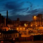 Guinness Brewery by sunset