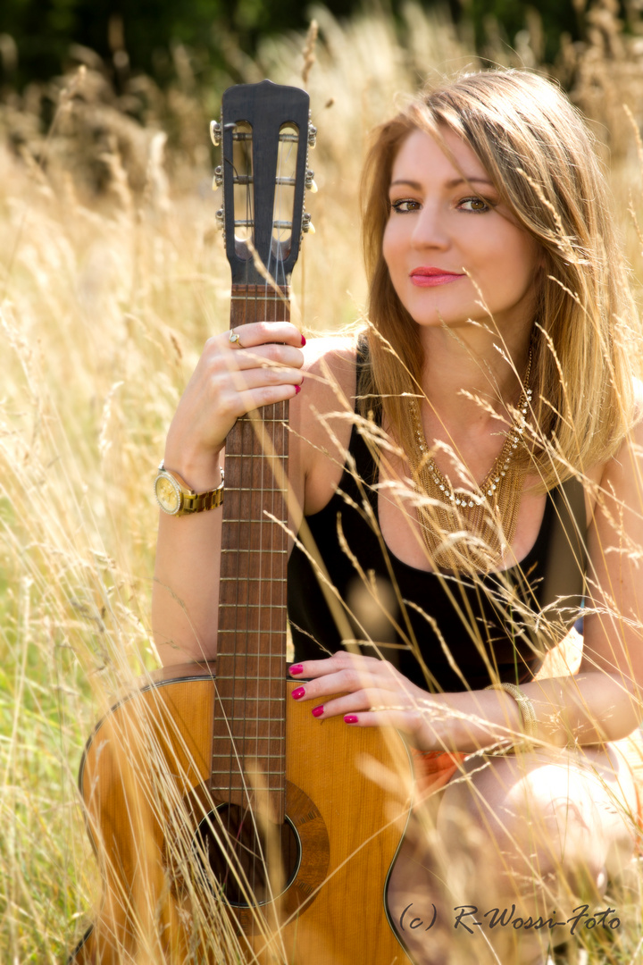 Guitar in nature