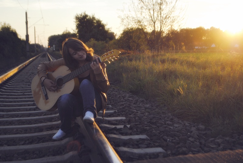 guitars & sunset