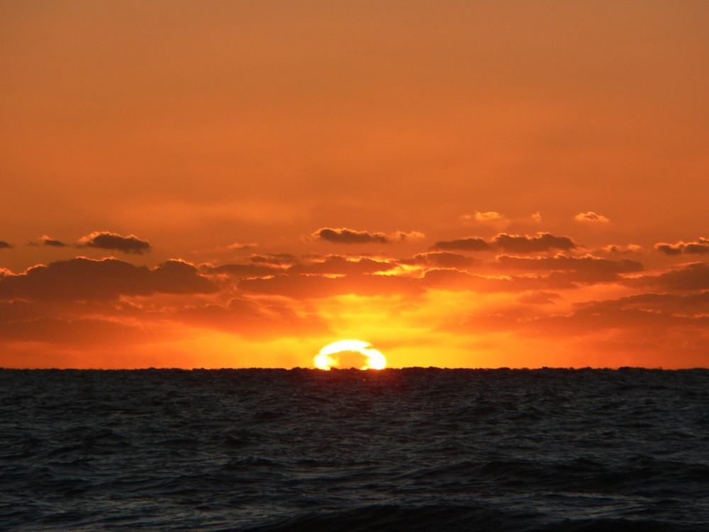 Gulf of Mexico during sunset!