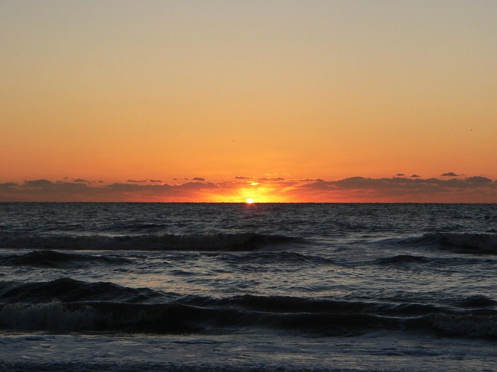 Gulf of Mexico! Perfect light at the end of a perfect day!